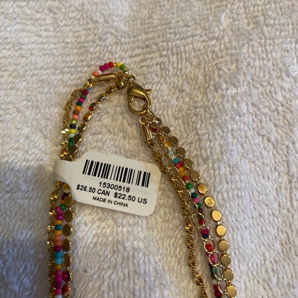 Torrid Multicolored Beaded Layered Necklace - Picture 5 of 5